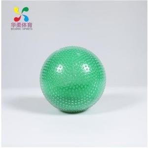 华柔新品透明彩色水晶硅胶太级柔力球石英砂不易掉球广友硅胶软球