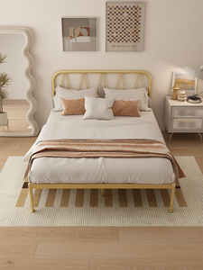 IKEA宜家正品欧式铁艺床现代简约单人铁床儿童铁架床双人结实耐用