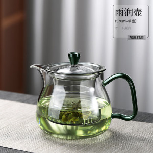 禾艾苏（heisou）玻璃茶壶耐高温茶水分离新款家用办公泡茶壶高颜