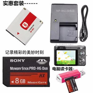 适用索尼DSC-WX1 W130 W170 W200 W290相机电池+充电器+8GB内存卡