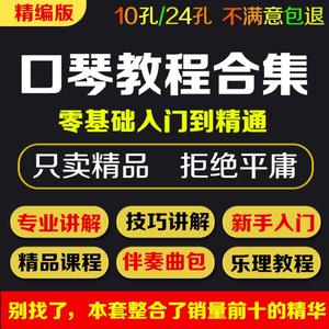 2022口琴自学视频培训教程 10孔布鲁斯24孔 半音阶教学零基础入门