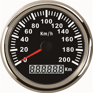 车载gps速度表改装电子货车里程表时速表汽车船摩托可调里程码表|