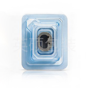 厂家直供医用吸塑盒 PETG透明三类骨钉医疗器械吸塑托盘塑料包装