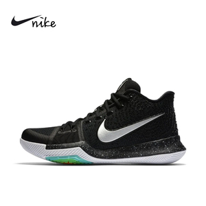耐克男鞋Nike Kyrie 3欧文3代黑银实战气垫篮球鞋女鞋 852396-018