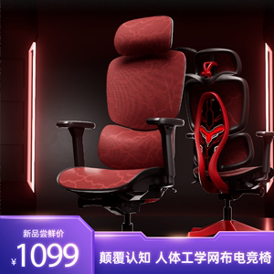 狂热者 外星人 电竞椅网布人体工学椅舒适久坐游戏电脑椅主播椅子