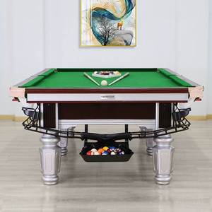 Hiboy台球桌标准型家用室内中式黑8美式桌球台乒乓二合一台球案子
