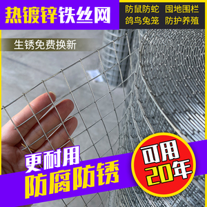 热镀锌铁丝网围栏钢网格养鸡狗笼电焊网防鼠阳台防护养殖网护栏网