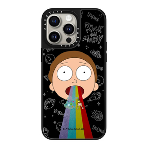 CASETi联名瑞克和莫蒂Rick and Morty15适用于iPhone14ProMax苹果13Pro网红镜面卡通手机壳12防摔11保护硬壳