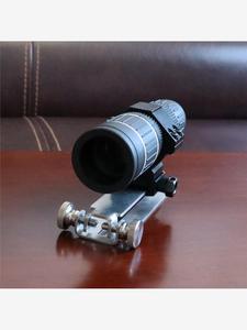弹弓专用十字倍镜猫头鹰光学可调节导轨高清单筒10倍望远镜瞄准器