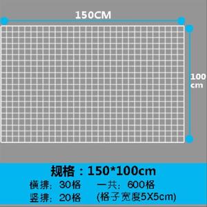 加粗网片网格白色铁丝网架格子铁网防护网服装超市地摊展示架货架