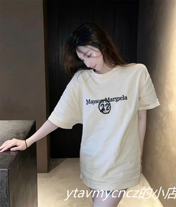 maison margiela/马吉拉 24夏季新款设计印花T恤后背日历休闲短袖