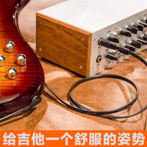 Rockboard 握威吉他单块电吉他贝斯音箱扁头连接线降噪线3米6米