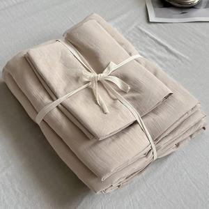 新品喜丹奴床上四件套品质纯色四·件套全棉1.8床上用品磨毛被罩
