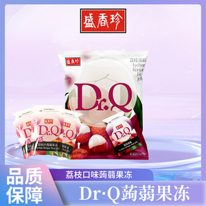 台湾盛香珍Dr.Q荔枝蒟蒻果冻葡萄水蜜桃百香果可吸果汁袋装旗舰店