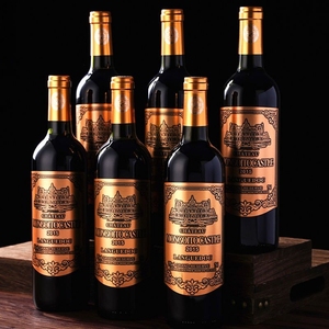 蒙尔亚图堡 法国进口红酒13度干红葡萄酒750ml*6支整箱装