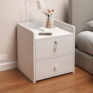 IKEA宜家床头柜置物架卧室床边小柜子简约现代收纳柜实木迷你小型