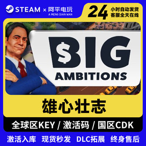 雄心壮志 steam激活码 全DLC正版入库 BigAmbitions 国区key 策略