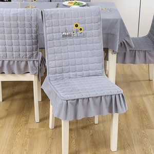 椅子套罩靠d新一用2022背款通体凳子套家用餐桌长方形桌布餐椅套