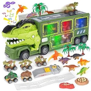 Dreamon Dinosaur Transport Car Carrier Truck Toy，Dinosaur
