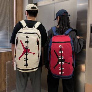 旅游包背包AJ飞人大容量多用双肩男学生书包运动健身篮球手提行李