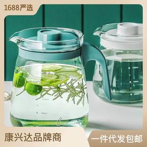 装绿豆汤的容器玻璃容器瓶装水大容量装豆浆的容器家用f耐热实