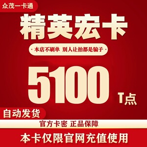 精英天宏卡50元卡密+100T点 精英宏卡100+200T点面值 本店不刷单