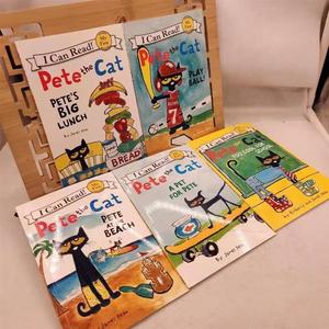 pete the cat 彼皮特猫 5本套装英文版绘本送音频