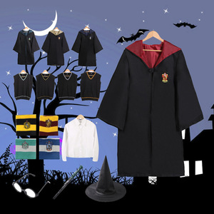 新款哈利波特魔法袍Harry披风格兰芬多校服表演出服万圣节圣诞节