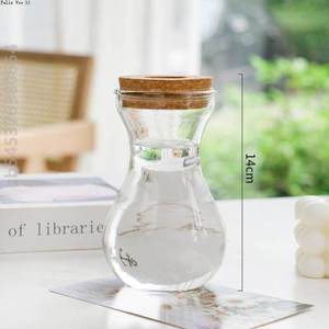 插花瓶花瓶水养罗汉松绿萝透明植物玻璃创意九里香水培简约盆栽