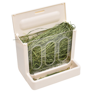 HK防扒龙亚克力草盒超大宠物带盖兔子筐草架浪费防猫食盆草