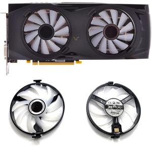 全新 XFX/讯景RX470 480 570 580 4G/8G黑狼进化版显卡散热风扇