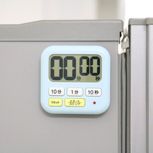 日本LEC家用定时器 厨房秒表倒计时器学生大屏幕电子提醒定时闹钟