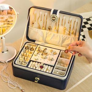 日本进口MUJIE首饰收纳盒项链耳饰精致手表饰品黄金珠宝收纳盒