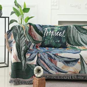 卧室欧式印花实用盖毯现代床边地毯繁华似锦新款沙发创意毯毯