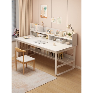 IKEA宜家电脑桌台式家用书桌书架一体卧室带抽屉学生写字桌学习桌