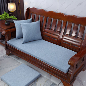 沙发垫四季通用冬亚麻实红木坐垫海绵垫可拆洗组合套装防滑座垫子