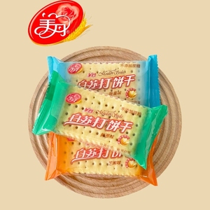 美丹苏打饼干香葱咸味无糖精白苏打饼干小包装网红早餐芝麻原味