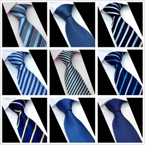 G2000男士正装商务领带 藏蓝蓝条纹格子领带8厘米婚庆职业工作