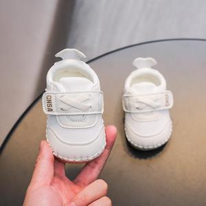 回力女宝鞋子春秋一岁婴儿鞋3-6-9个月男童宝学步0软皮软底单鞋
