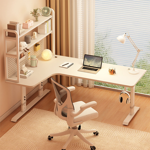 I⁠KEA宜家书桌家用电脑桌简约可升降L型拐角桌实木办公桌工作台