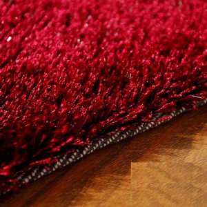 酒红婚庆韩国丝装饰地毯 客厅沙发茶几毯商用亮丝深紫色 现代简约