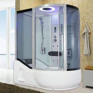 包安装整体淋浴房浴室家用一体式沐浴房隔断干湿分离封闭玻璃浴缸