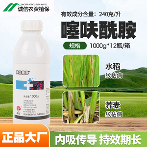 黄龙噻呋酰胺24%水稻小麦纹枯病根腐病花生白绢病果树农药杀菌剂