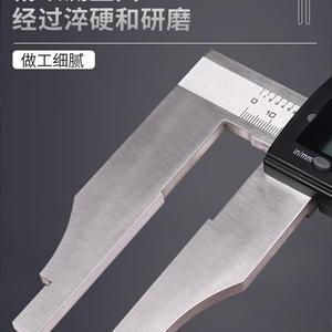 桂林大量程长爪数显游标卡尺0-300-500-600不锈钢双刀爪加长爪