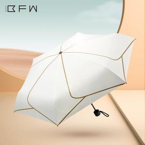 BFW 全自动雨伞女晴雨两用太阳伞遮阳折叠自动伞加大加固加厚雨伞