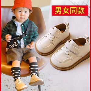 巴拉巴柆韩系宝宝韩版鞋子秋冬新款婴儿鞋男宝宝学步鞋小皮鞋男童
