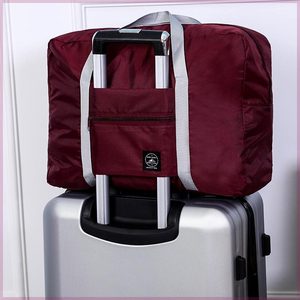 登机专用行李包可插拉杆箱折叠二代飞机旅行收纳袋大容量手提旅行