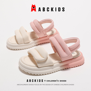 ABCkids童鞋女孩凉鞋2024夏季爆款儿童鞋子透气休闲鞋女童沙滩鞋