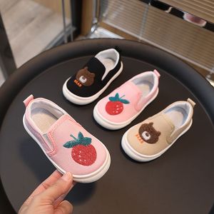 儿童帆布鞋2023年春秋季新款软底软面宝宝男童鞋子女鞋布鞋卡通潮