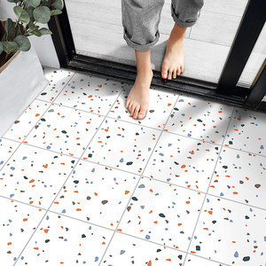 厨房地贴自粘PVC加厚卫生间地板贴浴室防水装饰防滑耐磨宿舍贴纸